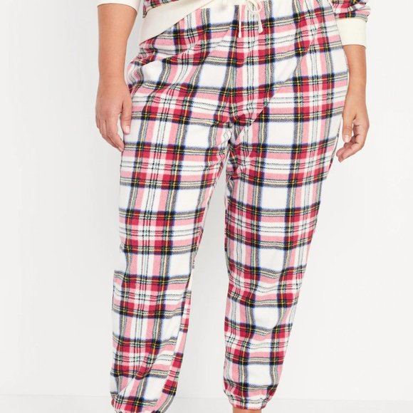 NWT Old Navy High-Waisted Micro Fleece Pajama Jogger Pants for Women - Picture 5 of 5